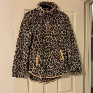 Abercrombie & Fitch Leopard Fleece Jacket